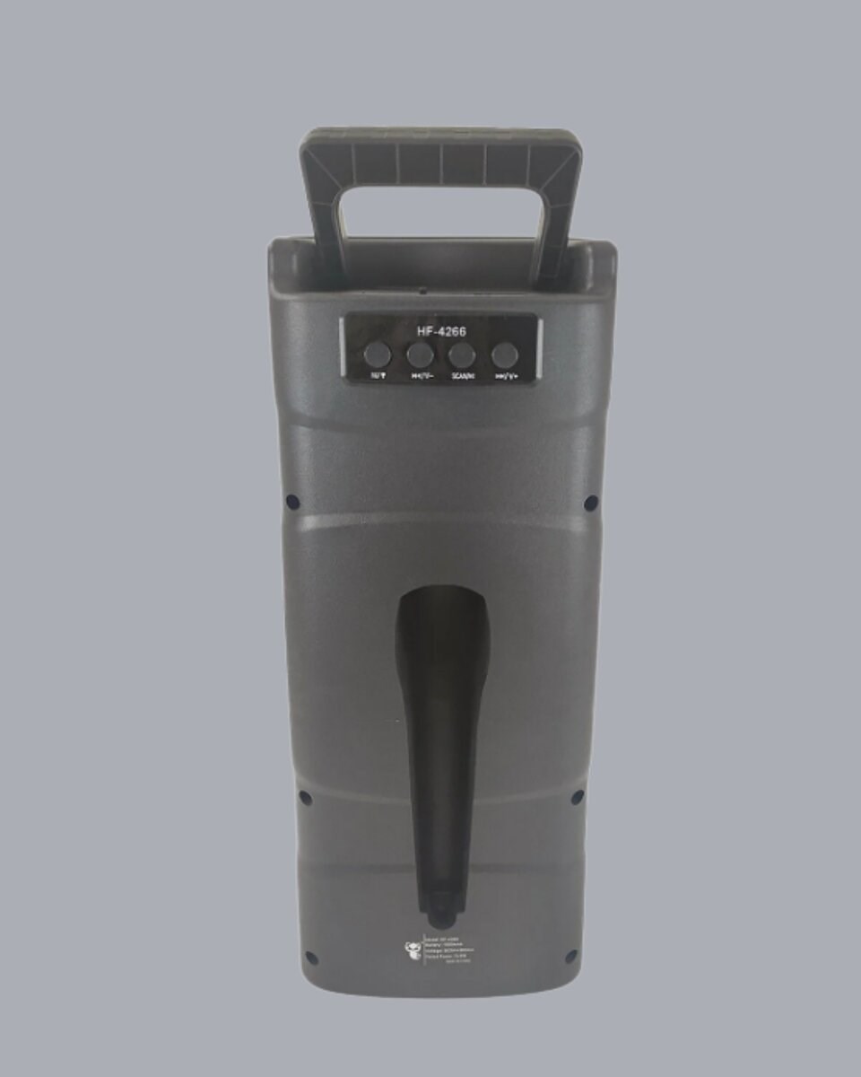 Bluetooth Işıklı Hoparlör – 2x5W Güç | USB + TF Kart + FM Radyo | Siyah Renk