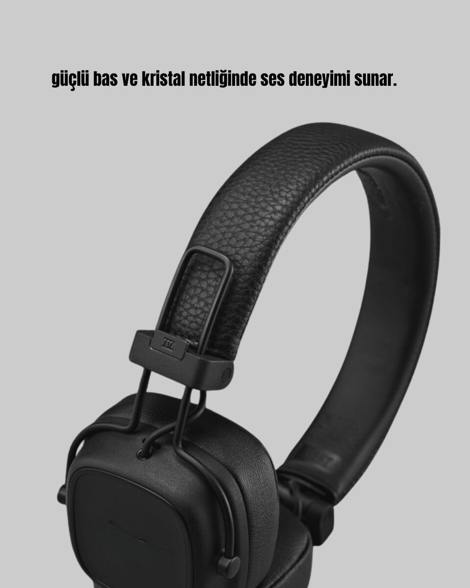 Bluetooth Kablosuz Kulak Üstü Kulaklık Katlanabilir Konforlu ve Şık Tasarımlı