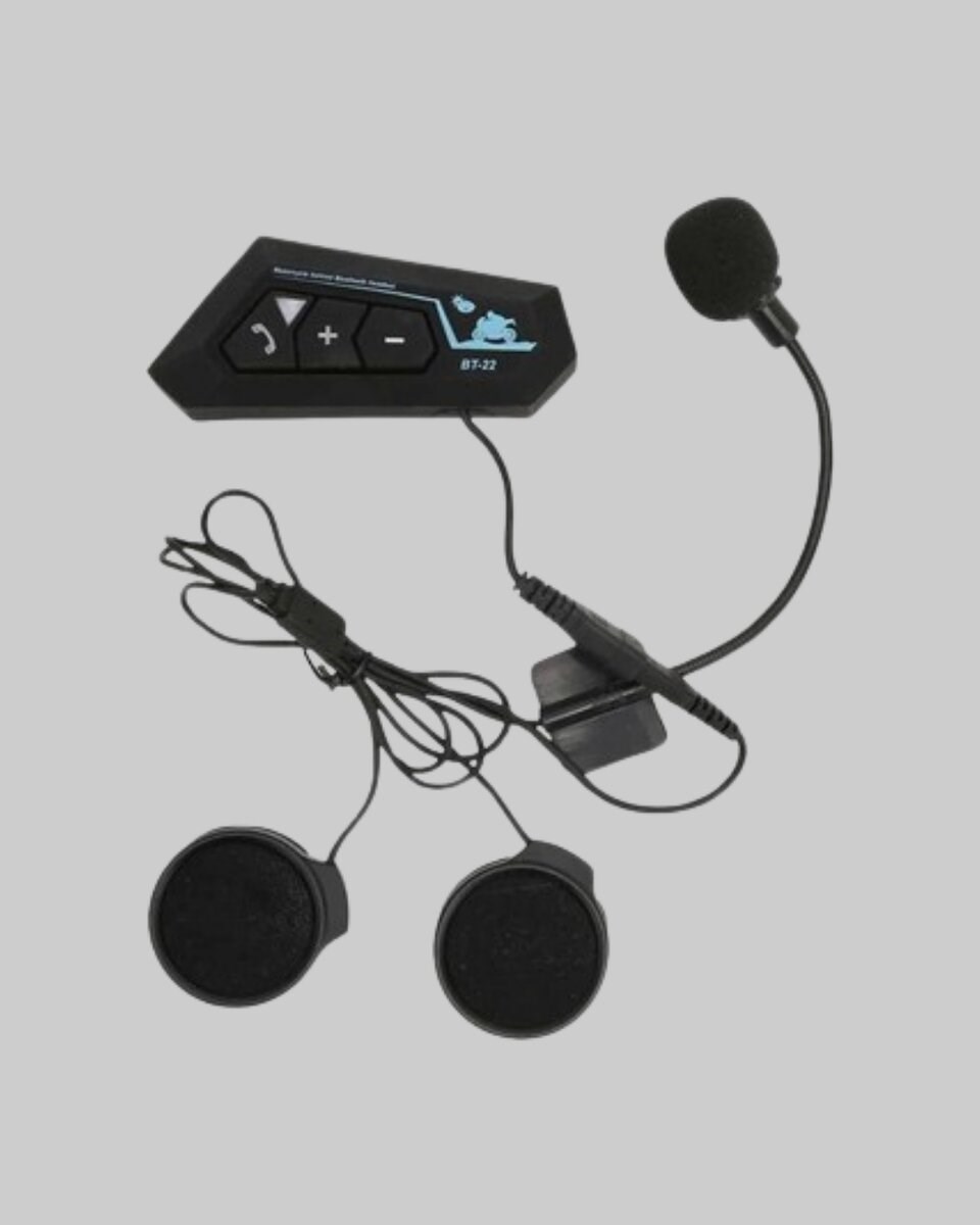 BT22 Kask Bluetooth Kulaklık 5.0 Gürültü Engelleyici ve Eller Serbest Kullanım