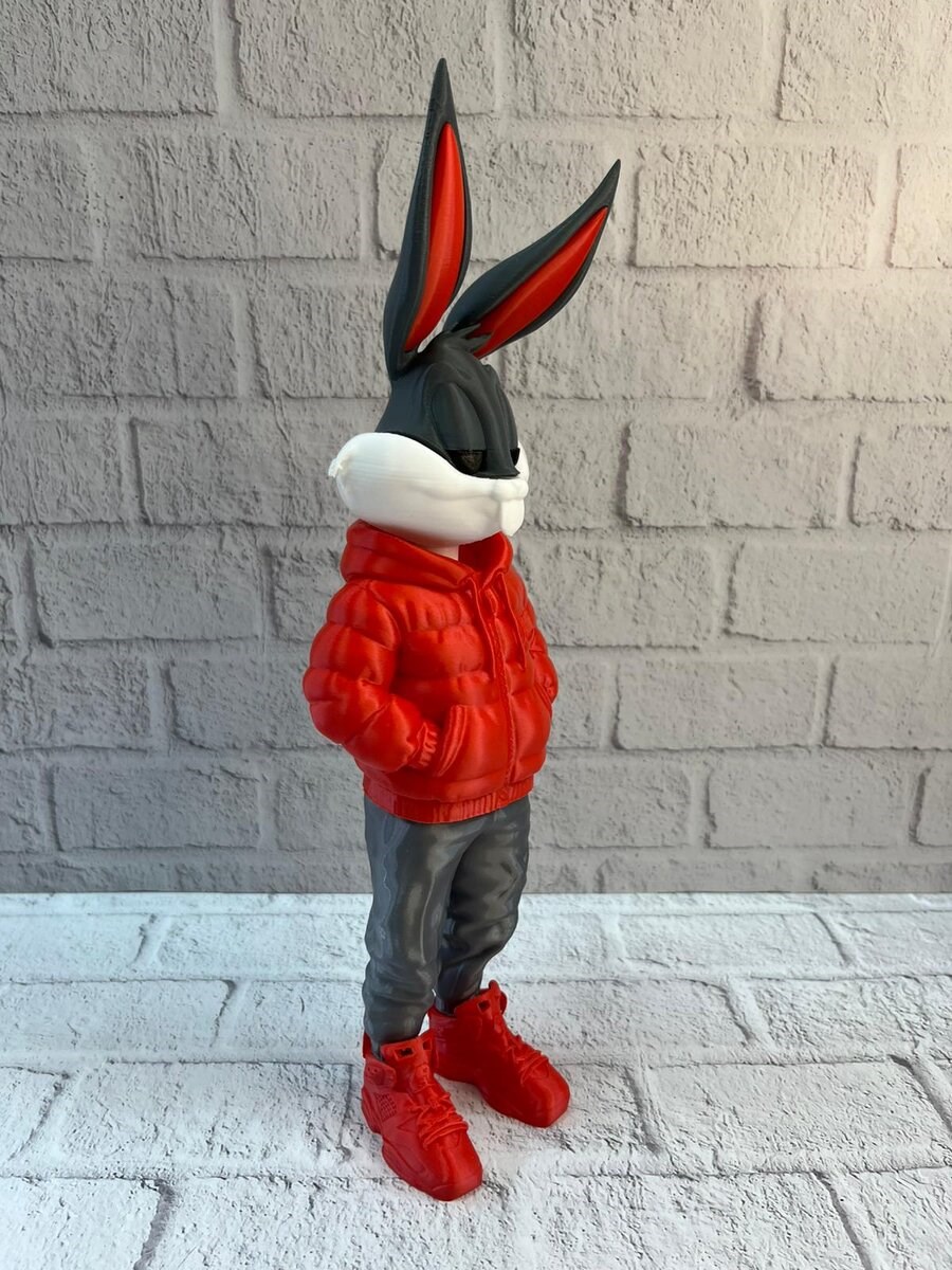 Bugs Bunny Dekoratif Figür 10×34 cm Modern Tasarım
