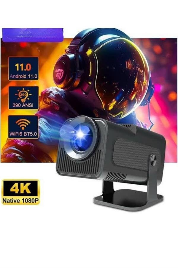 Çift Kollu Projeksiyon Taşınabilir Game Projektör Full Hd 1080P 4k Projeksiyon Gamepad