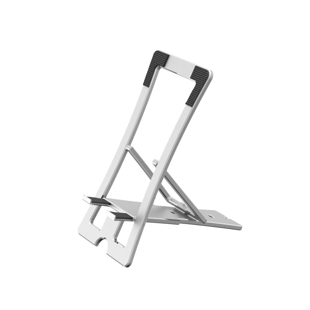 Cm23 Ayarlanabilir Katlanabilir Masaüstü Telefon Tutucu - Gümüş