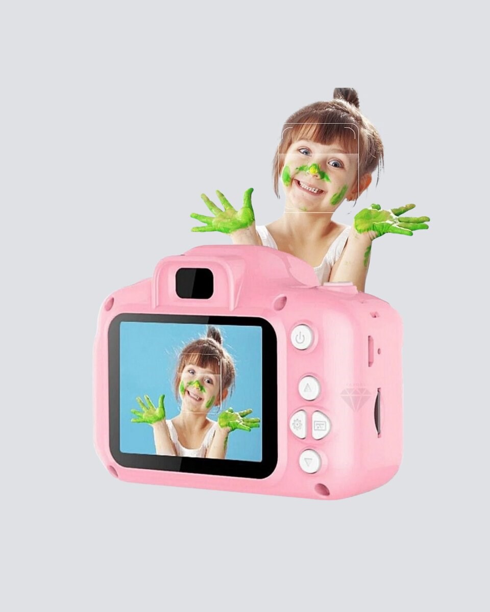 Çocuklar İçin Mini Fotoğraf Makinesi 8MP 1080P Video ve Darbeye Dayanıklı