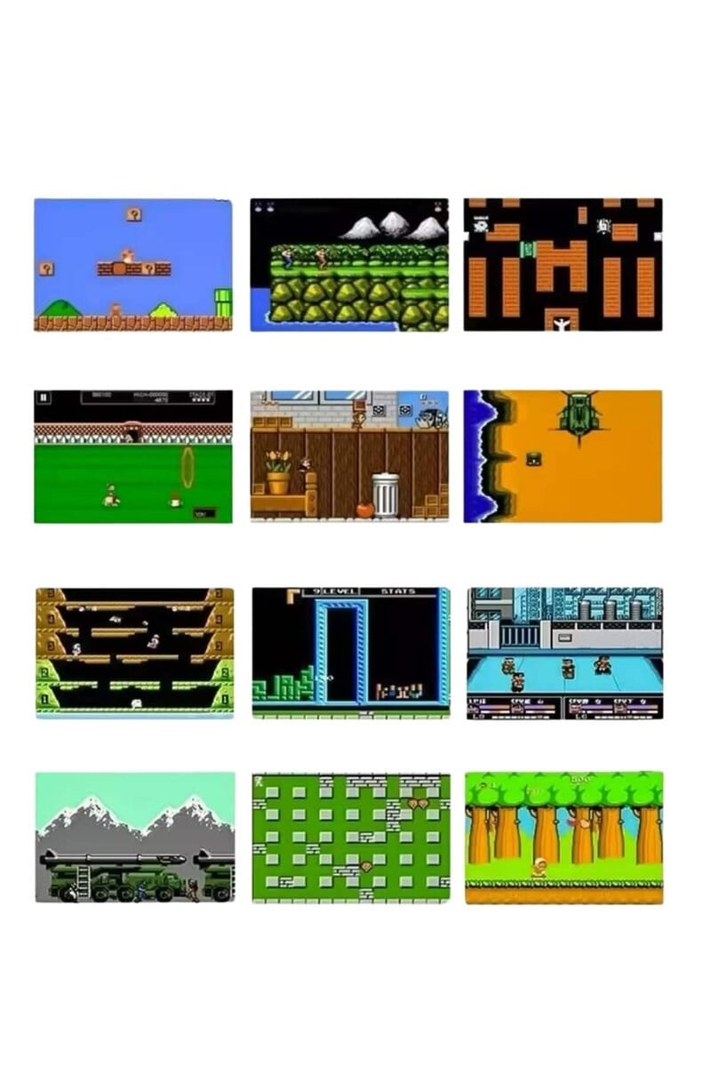 Çocuklara Özel Taşınabilir Sup El Atarisi 400 Oyunlu Nostaljik Oyun Konsolu