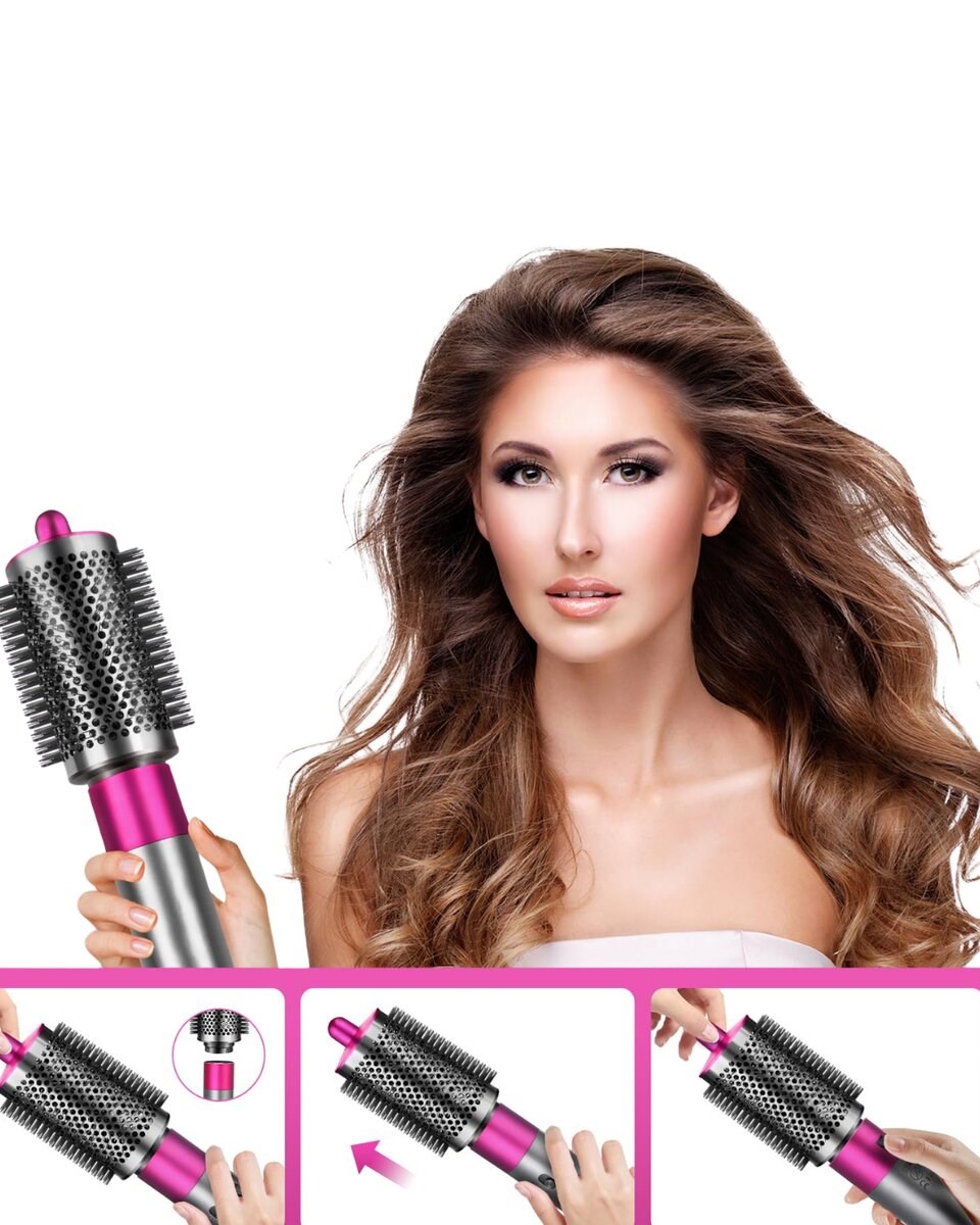 Çok Amaçlı Saç Şekillendirme Seti 5 Başlıklı Hızlı Isınma ve Güçlü Performans