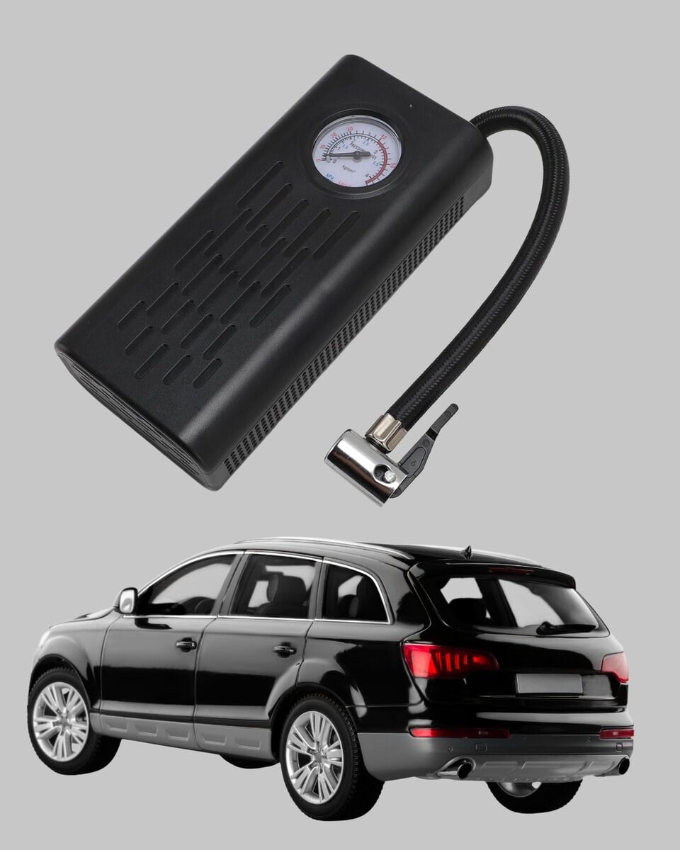 Çok Fonksiyonlu Dijital Gösterge Elektrikli Lastik Pompası