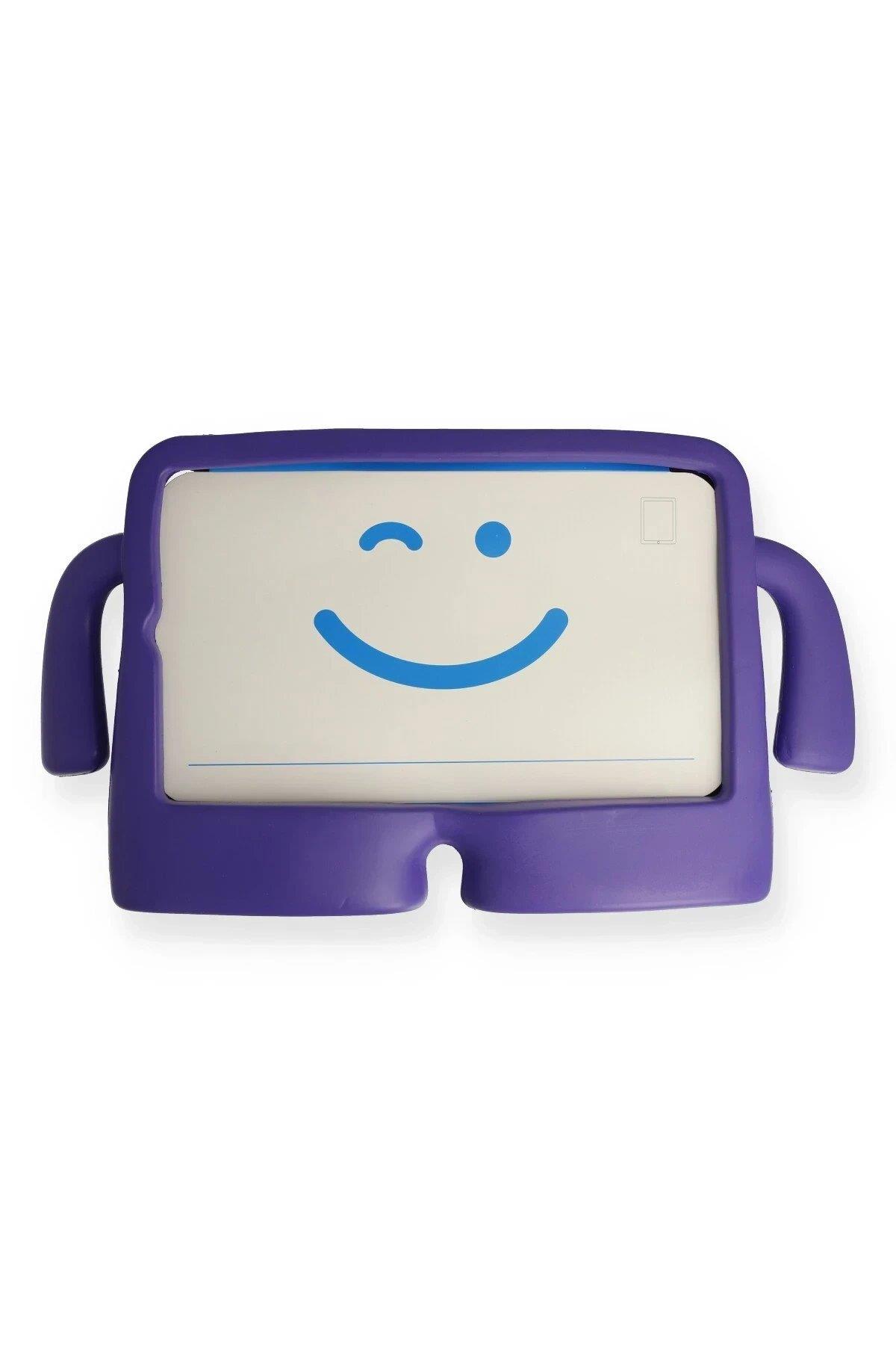 CPT05 Apple iPad Pro 13 (2024) Karakter Tablet Silikon - Mor