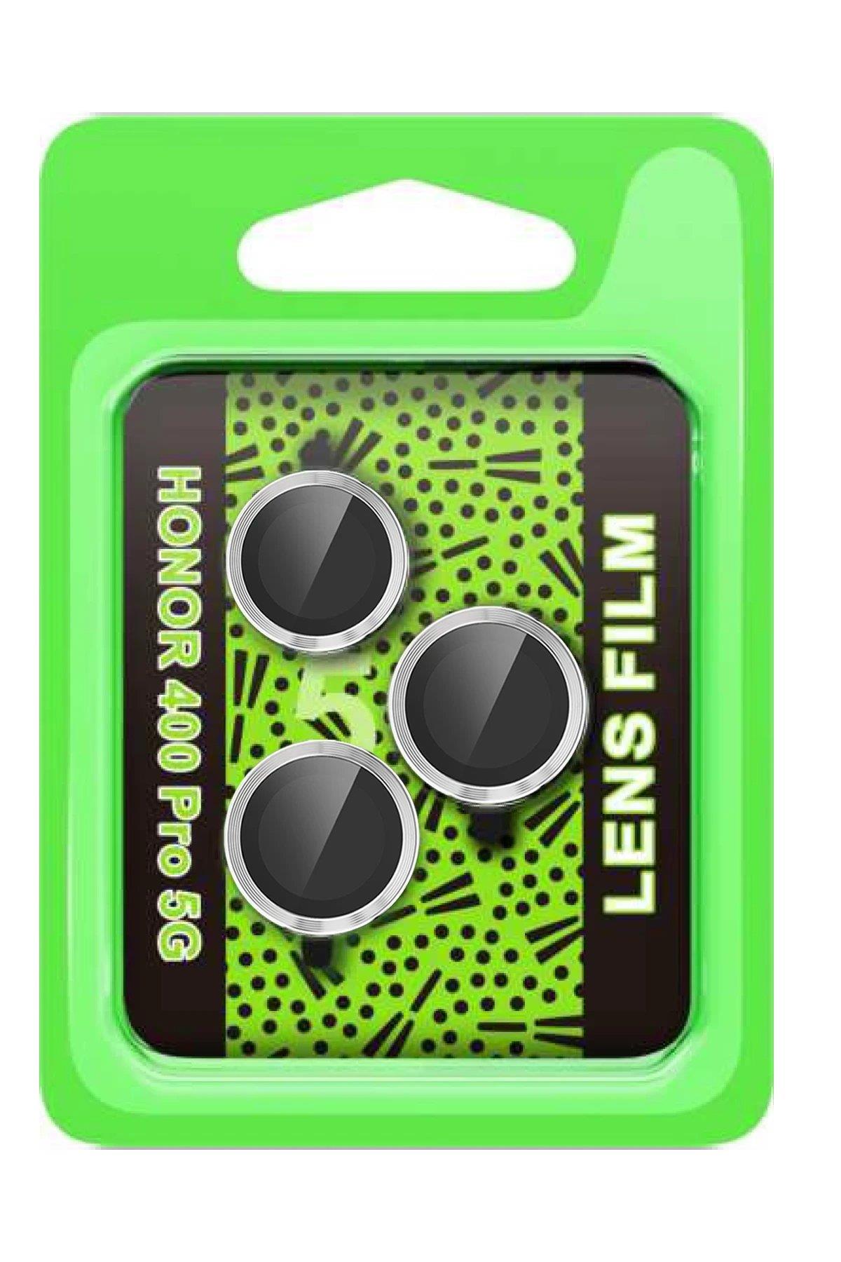 CPT05 Huawei Honor 400 Pro 5G Raze Metal Kamera Lens - Gümüş