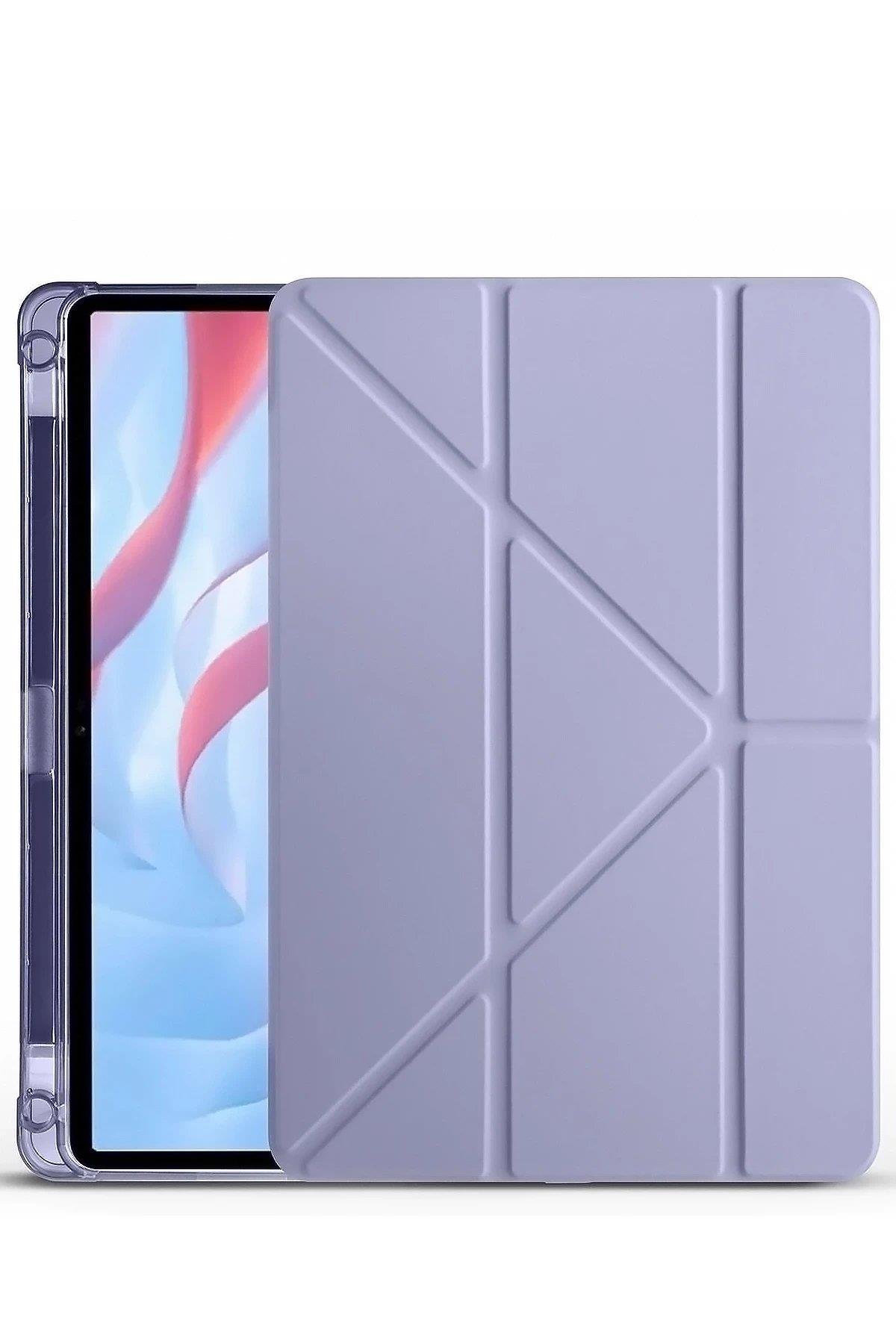 CPT05 Huawei Honor Pad X9A Kalemlikli Mars Tablet Kılıfı - Açık Mor