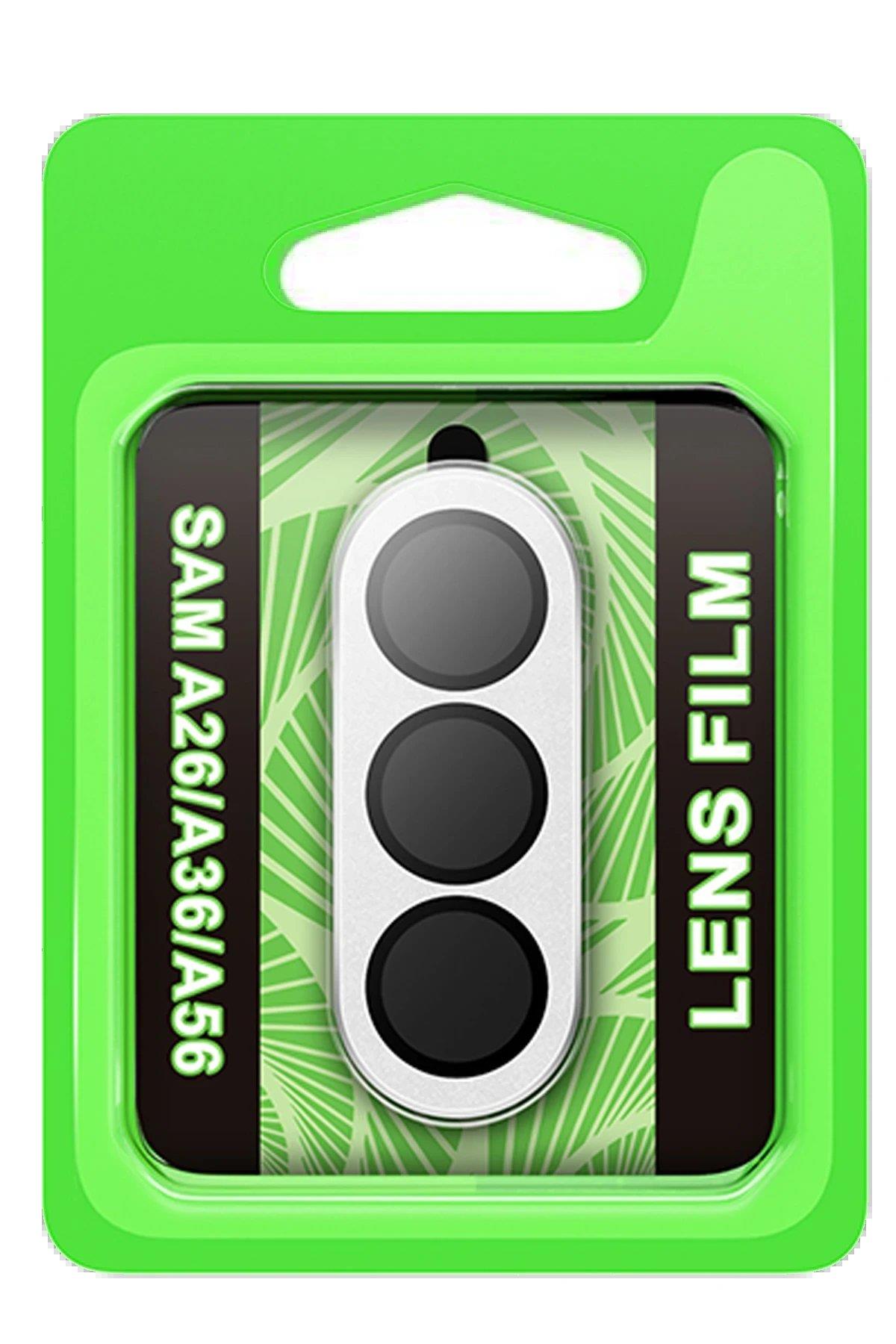 CPT05 Samsung Galaxy A26 Raze Metal Kamera Lens - Gümüş