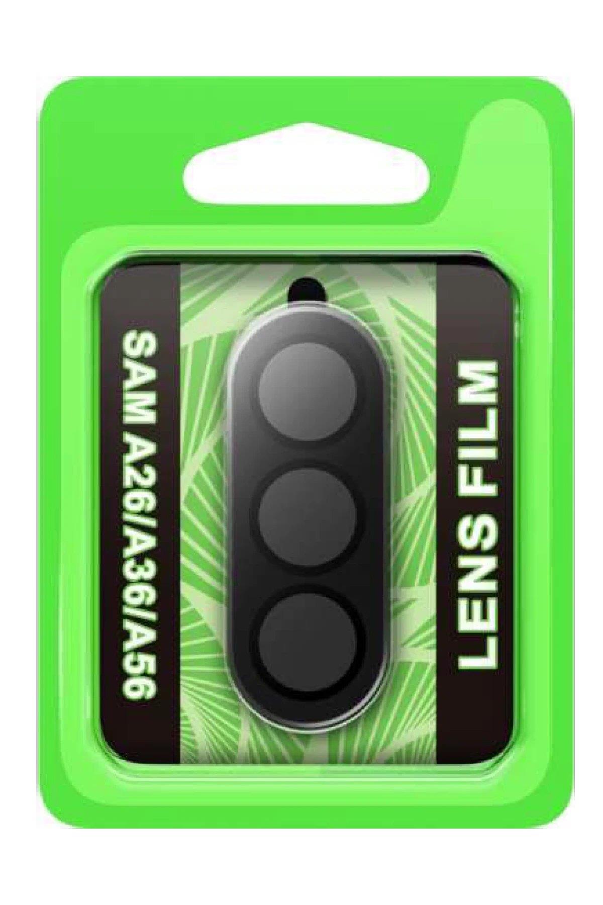 CPT05 Samsung Galaxy A26 Raze Metal Kamera Lens - Siyah