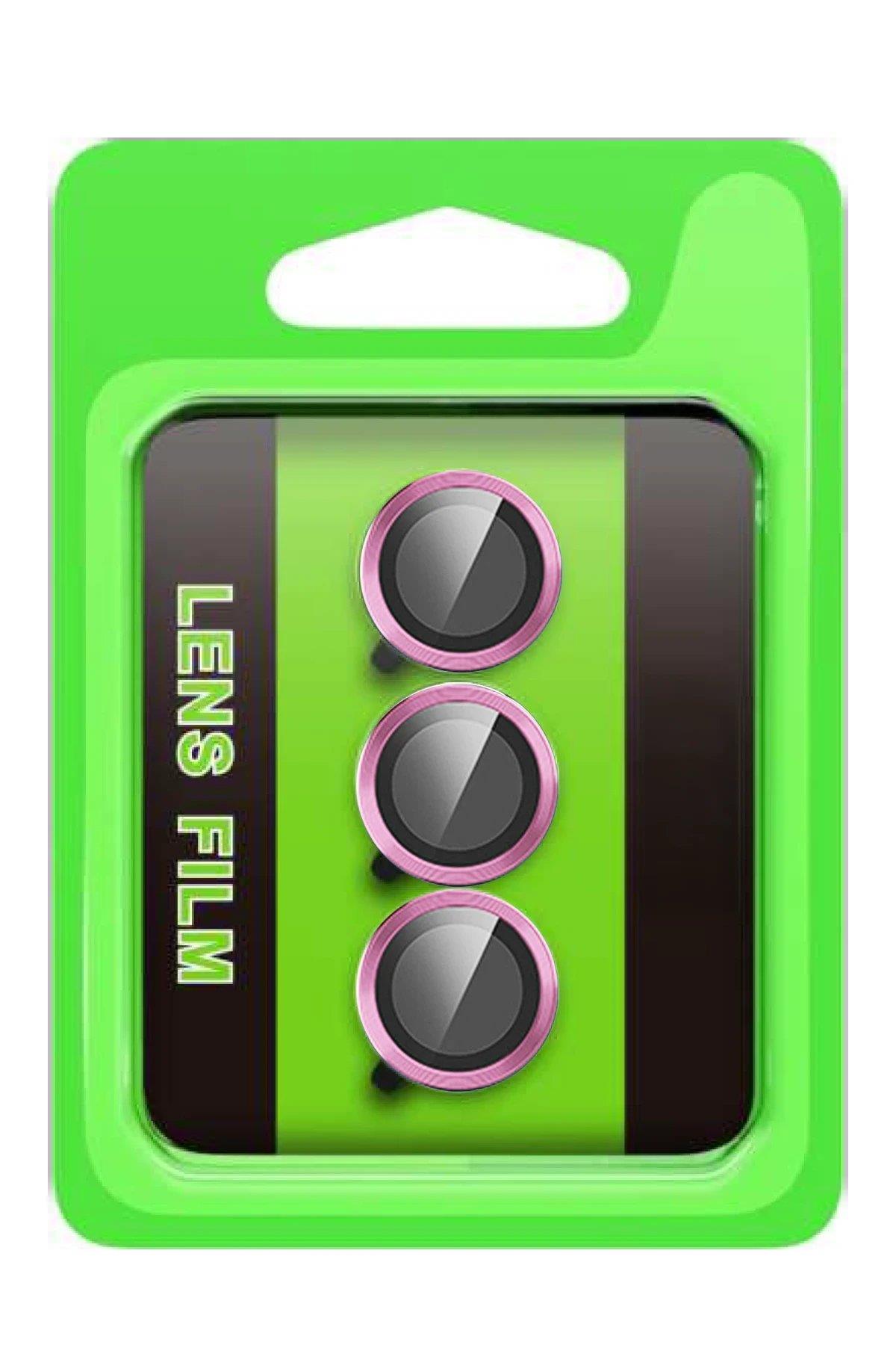 CPT05 Samsung Galaxy S25 FE Raze Metal Kamera Lens - Pembe