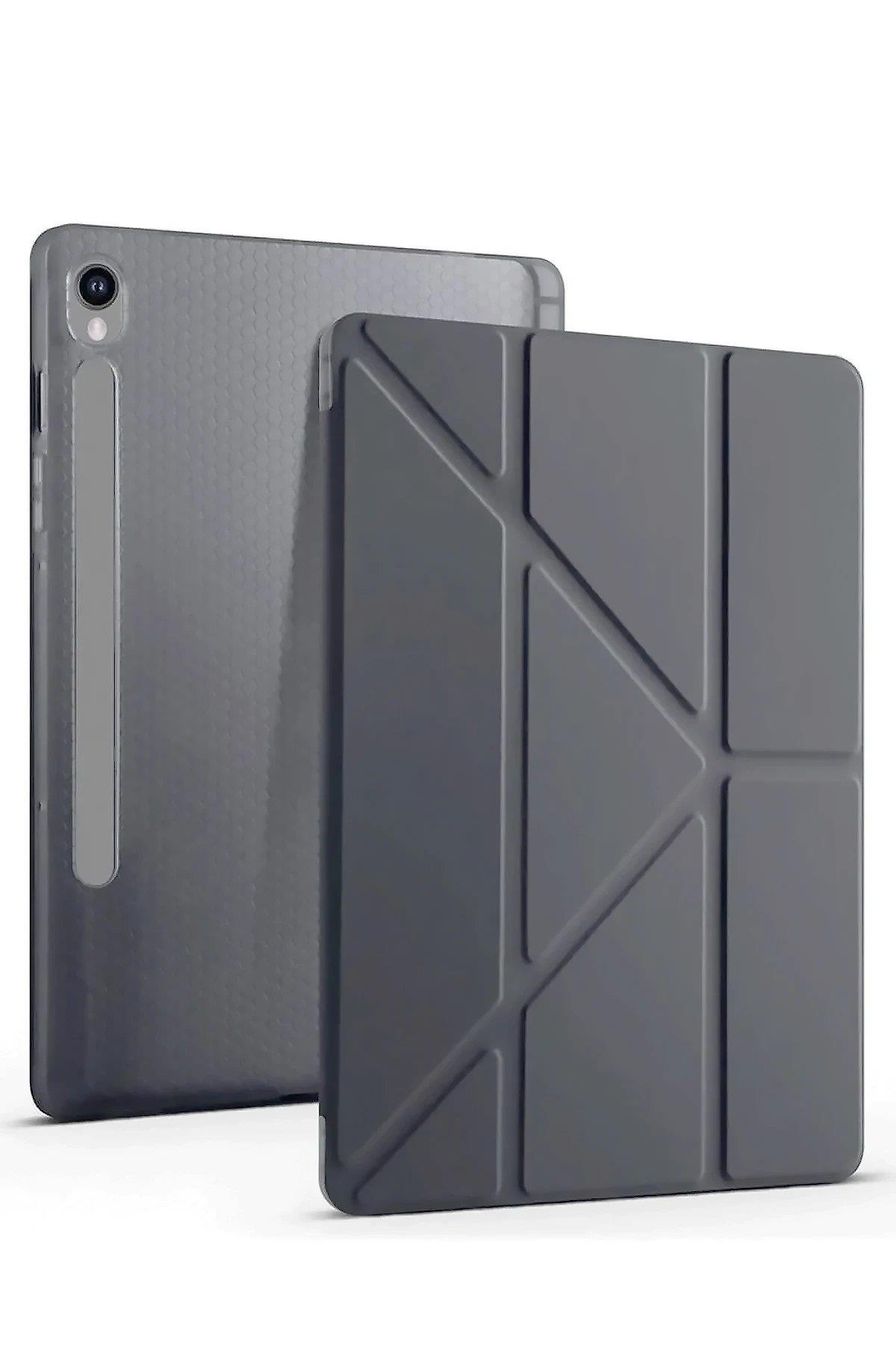 CPT05 Samsung Galaxy Tab S10 FE Plus 13.1 Kalemlikli Mars Tablet Kılıfı - Gri