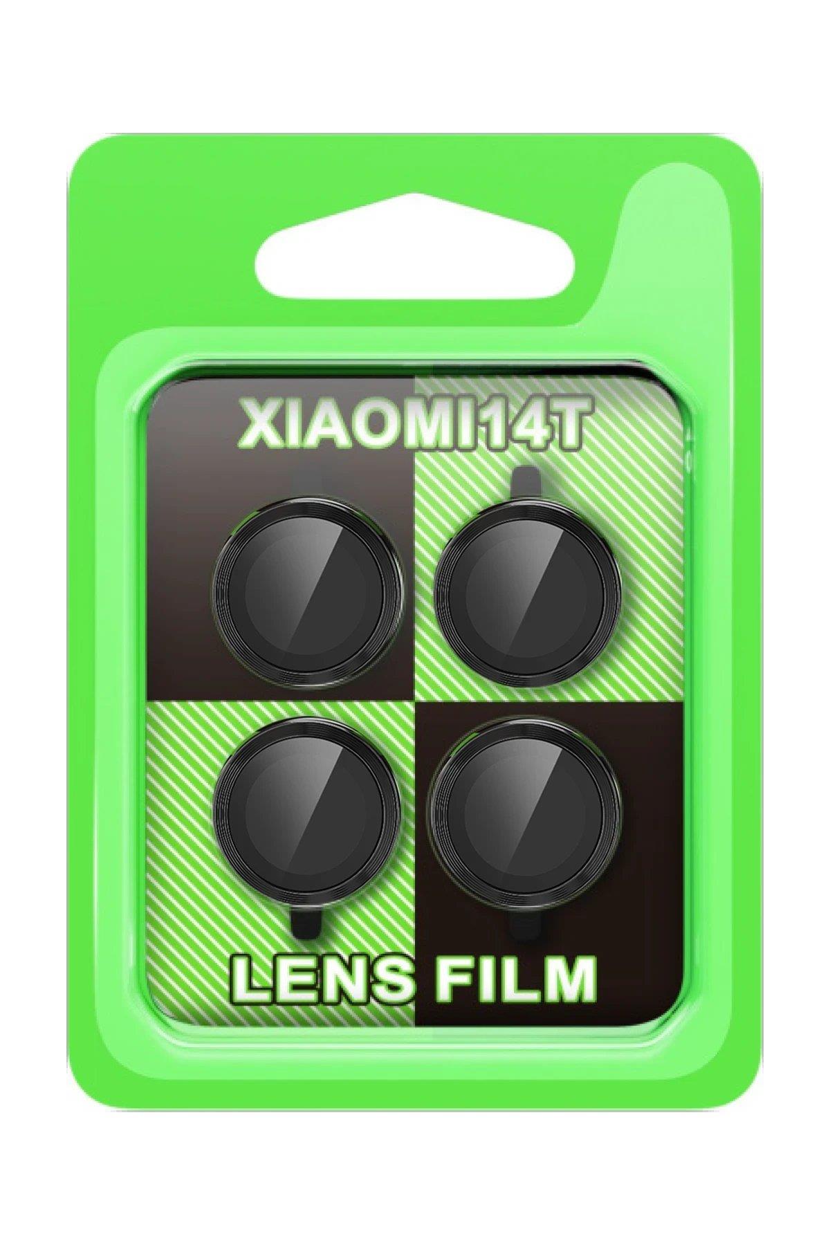 CPT05 Xiaomi Mi 14T Raze Metal Kamera Lens - Siyah