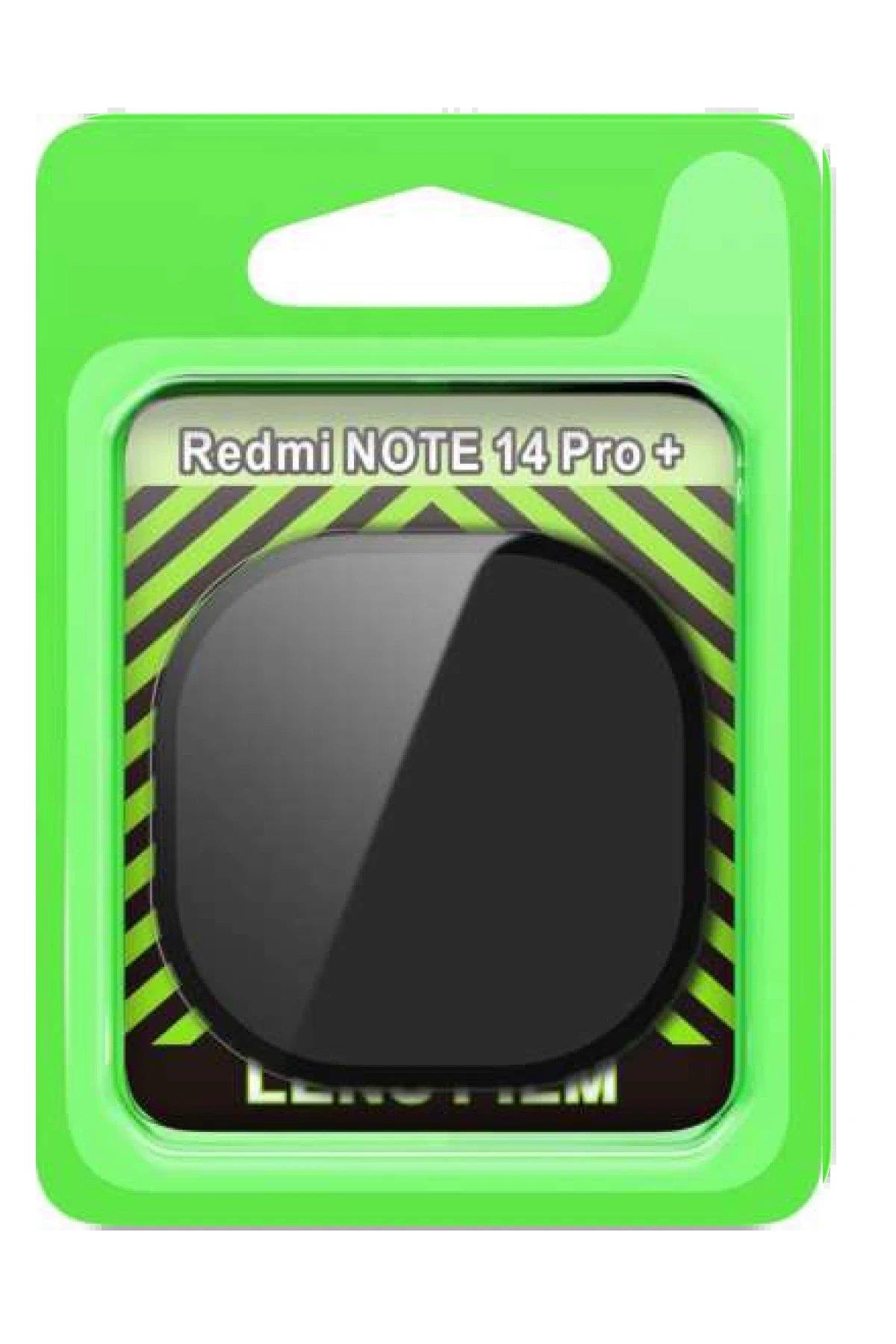 CPT05 Xiaomi Redmi Note 14 Pro Plus Raze Metal Kamera Lens - Siyah