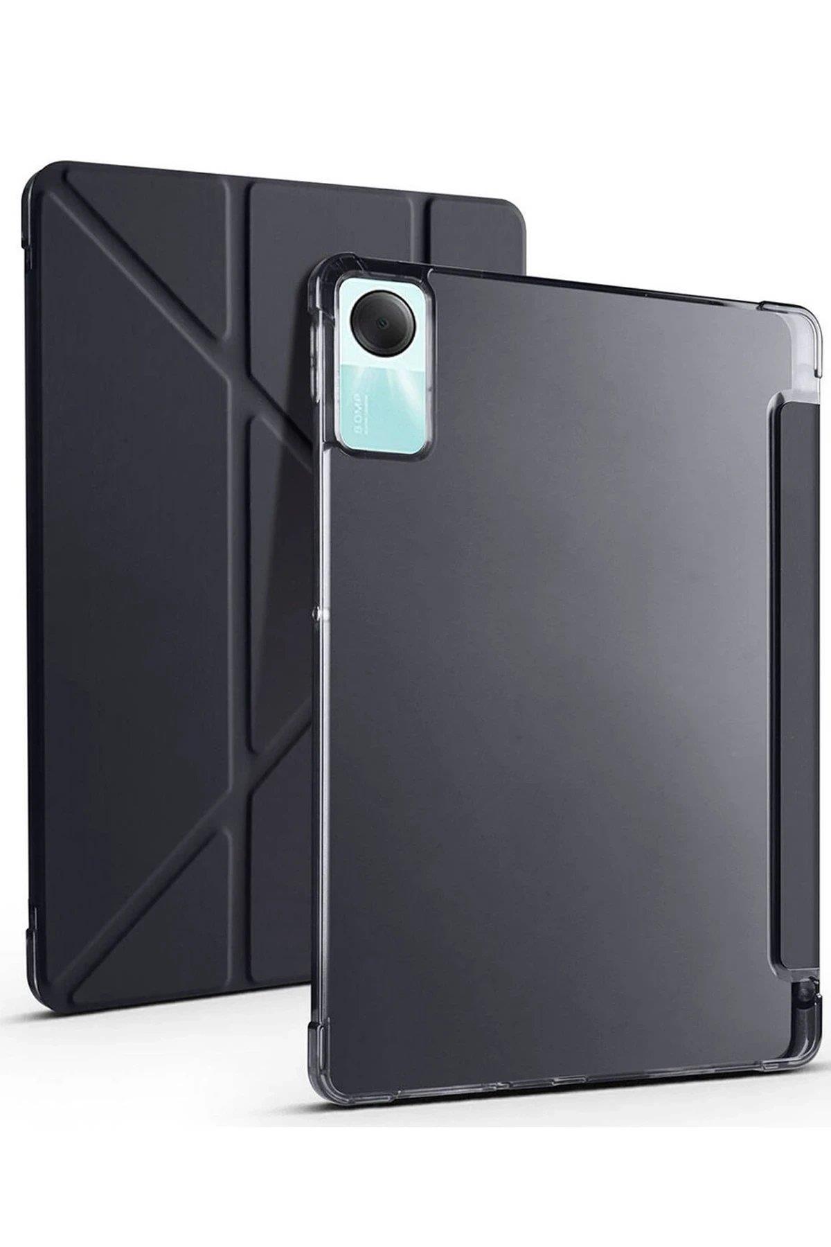 CPT05 Xiaomi Redmi Pad SE 4G Kılıf Kalemlikli Mars Tablet Kılıfı - Siyah