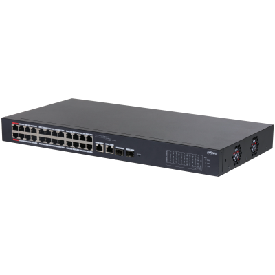DAHUA 24port PoE 375w 2-SFP Gigabit Combo Cloud Yönetilebilir Switch CS4226-24ET-375