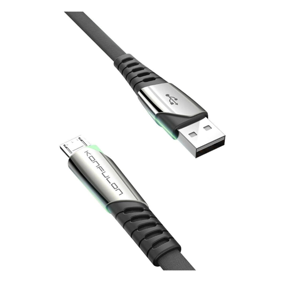 Dc16 Micro Usb Kablo 1m 2.4a - Siyah