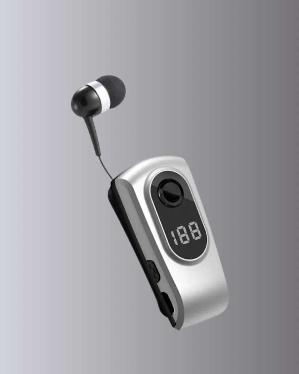 Dijital Ekranlı Bluetooth Kulaklık – Titreşimli Bildirim, 25 Saat Kullanım