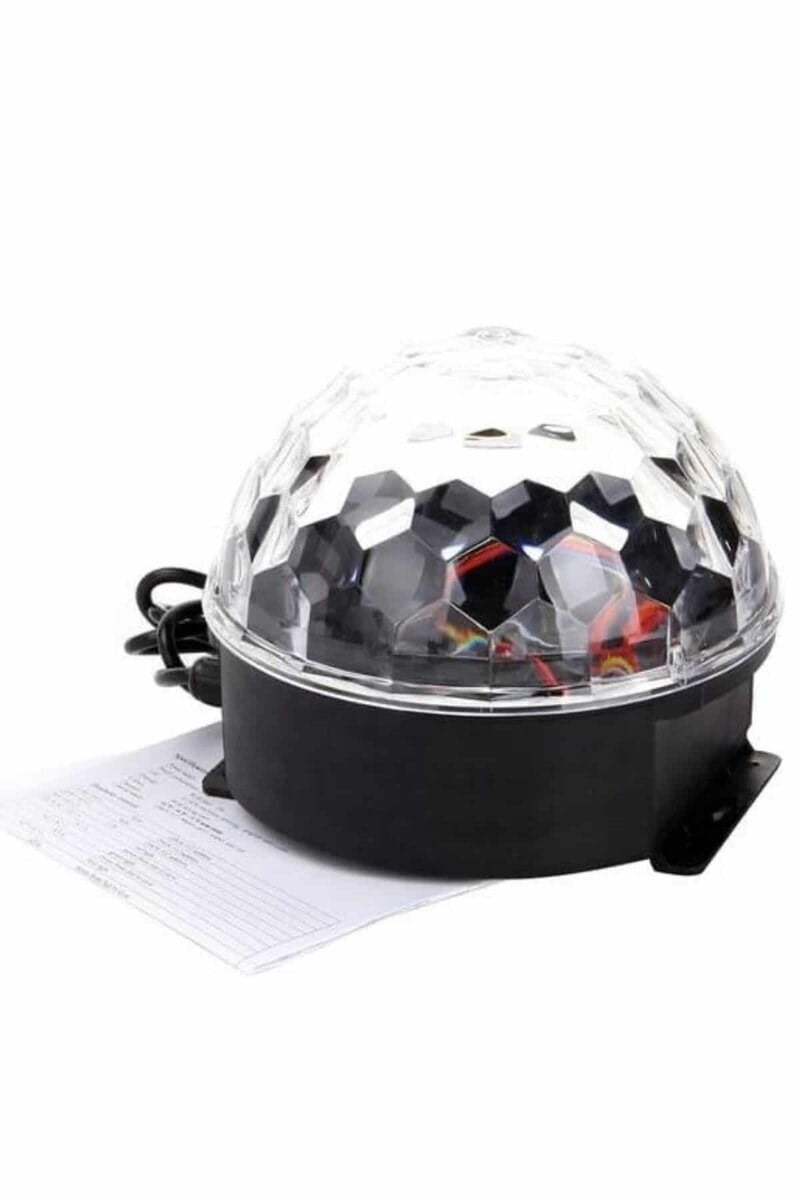 Disko Topu Renkli Işıklı Lazer Parti Bluetooth Bağlantılı Led Küre