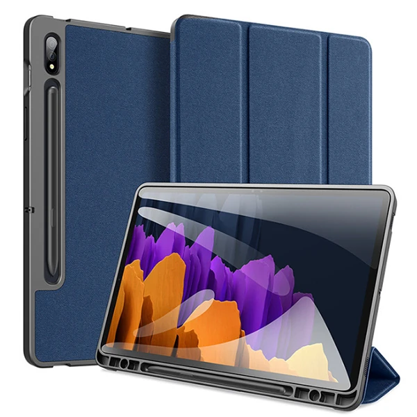 Dux Ducis SM Galaxy Tab S8 (X700/X706) S7 (T870/T875/T876B) Kılıf Kalem Yerli Mıknatıslı Domo Series-(1903)
