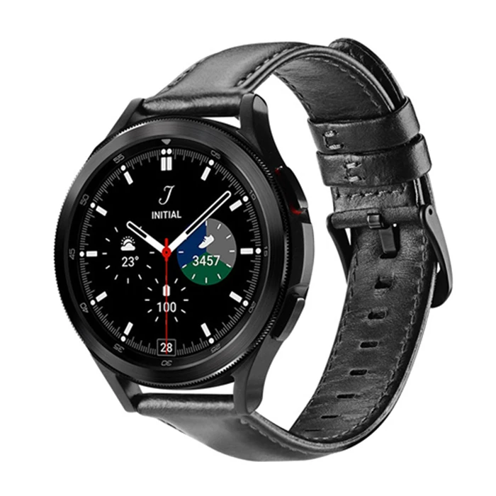 Dux Ducis SM Galaxy Watch 20MM-Huawei GT2-GT3 42MM-Magic 2 42MM için Business Deri Kayış Kordon-(1903)
