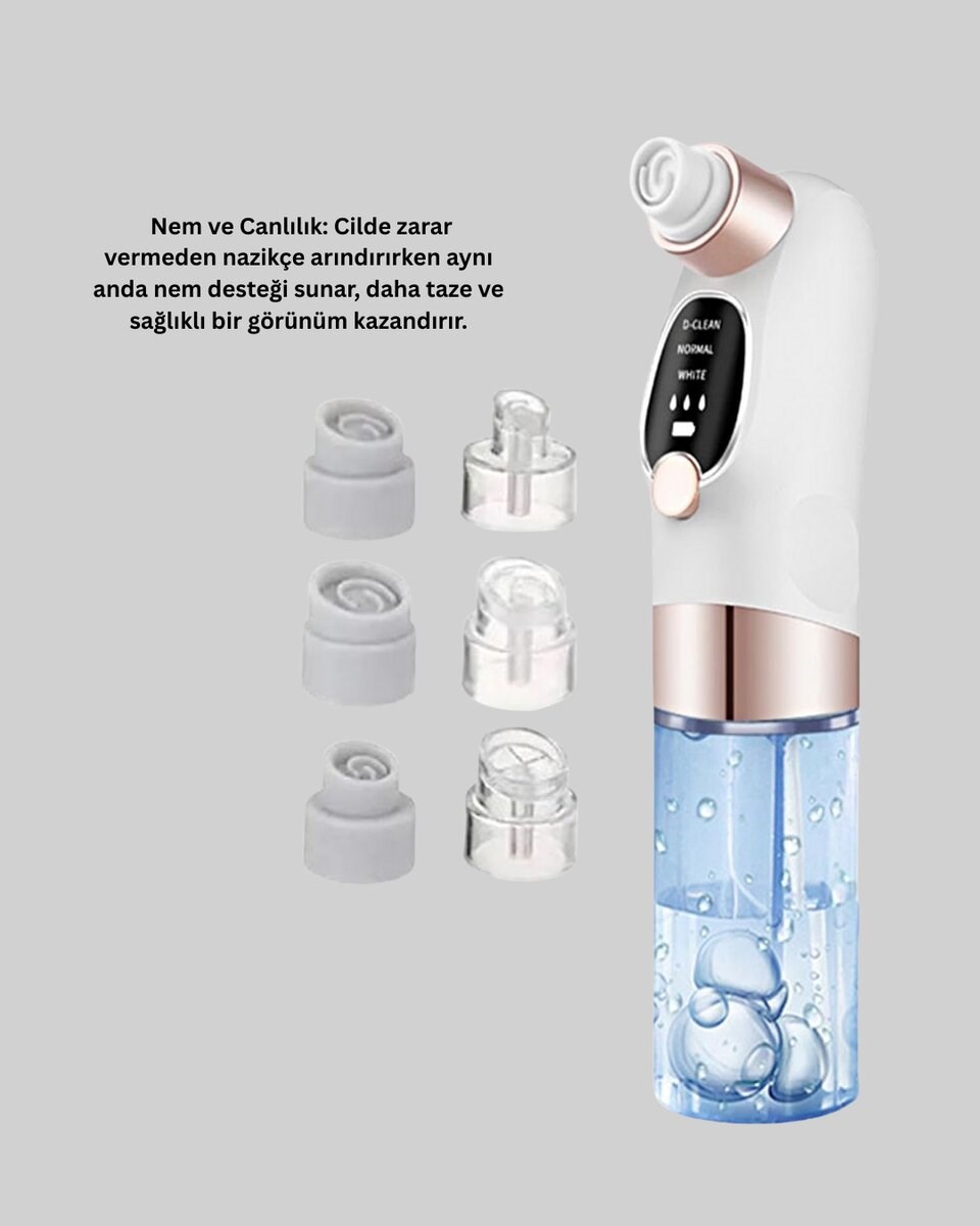 Evde Kolay Kullanım İçin Şarjlı Siyah Nokta Temizleme Aleti