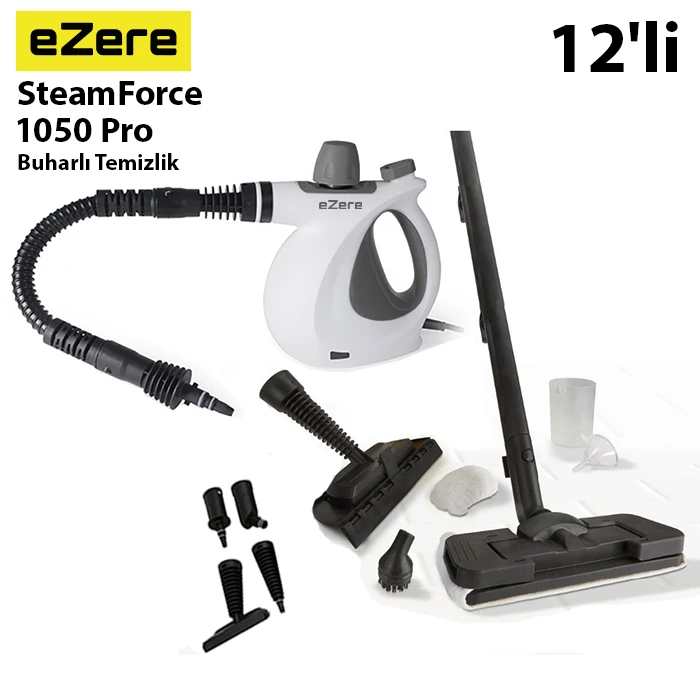 EZERE Çok Fonksiyonlu Buharlı Temizleyici - Buharlı Temizlik Makinası-(1903)