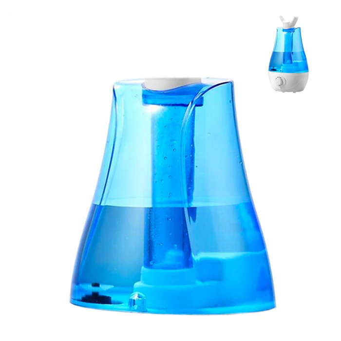 EZERE QTUM9 Çift Sprey Ultrasonik Hava Nemlendirici 3.5L Üst Su Haznesi-(1903)