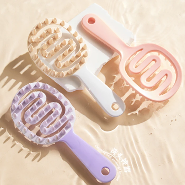 EZERE Tüm Saç Tipleri için Saç Derisi Masaj Ve Yumuşak Yıkama Tarağı-(1903)