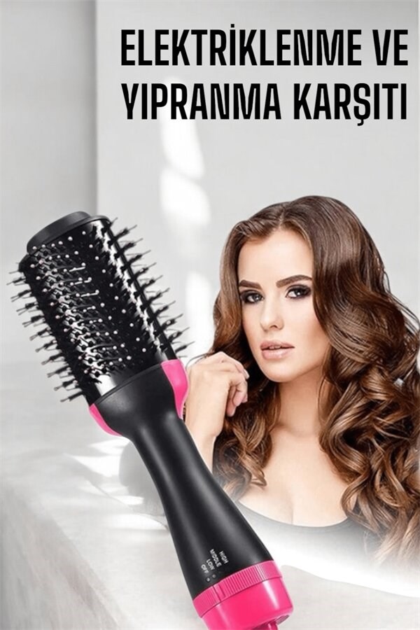 Fön Tarak Elektriklenmeyi Önleyen ve Parlaklık Veren Saç Şekillendirici