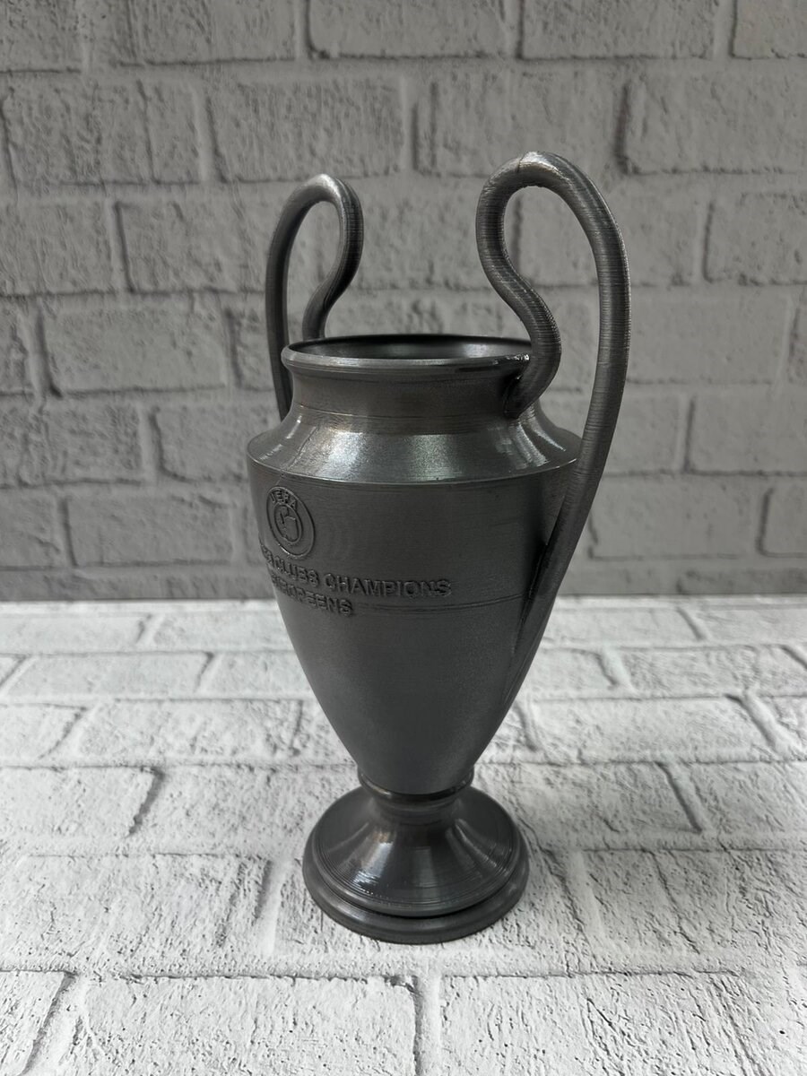 Füme Kupa 25cm UEFA Model Dekoratif Ödül Biblosu