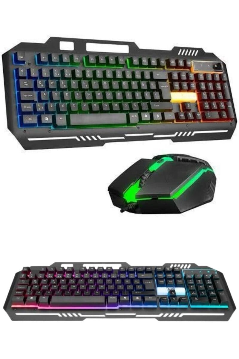 Gaming Oyuncu Klavyesi Led Aydınlatmalı Mekanik Hisli