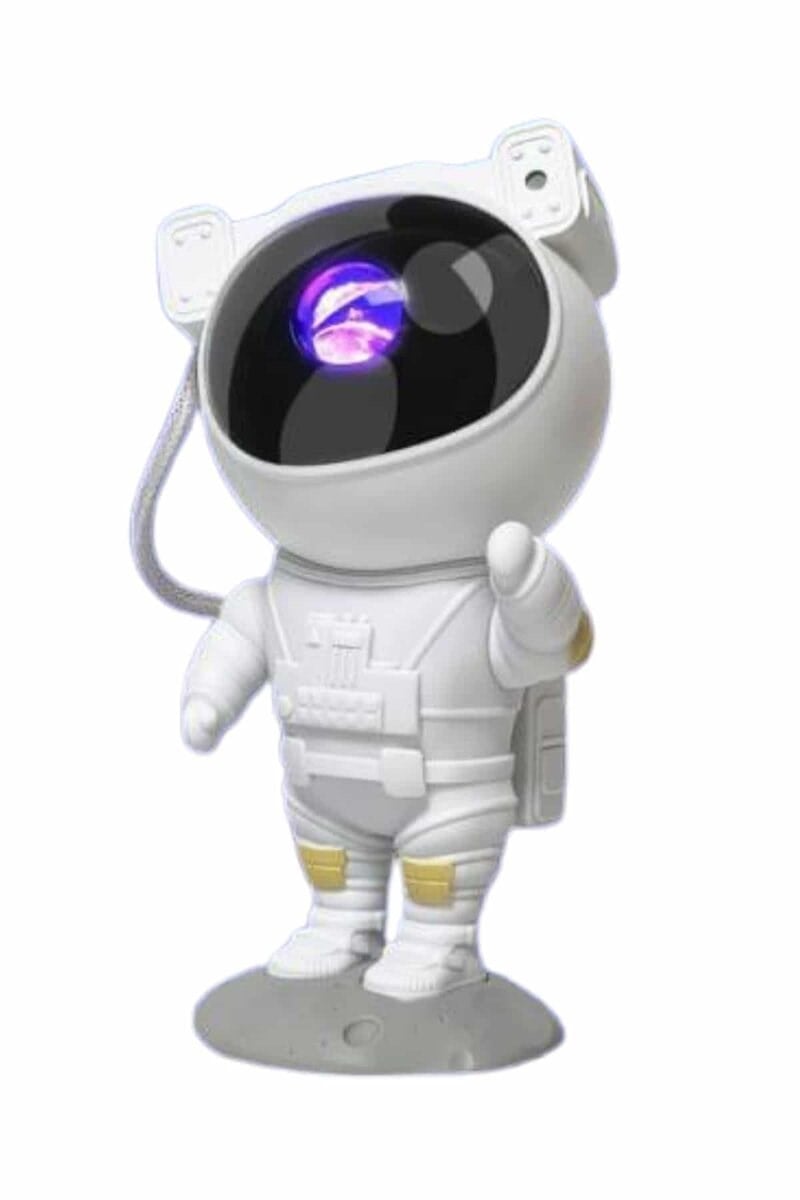 Gece Lambası Astronot Bluetooth Hoparlörlü Galaksi Işık Projektörü