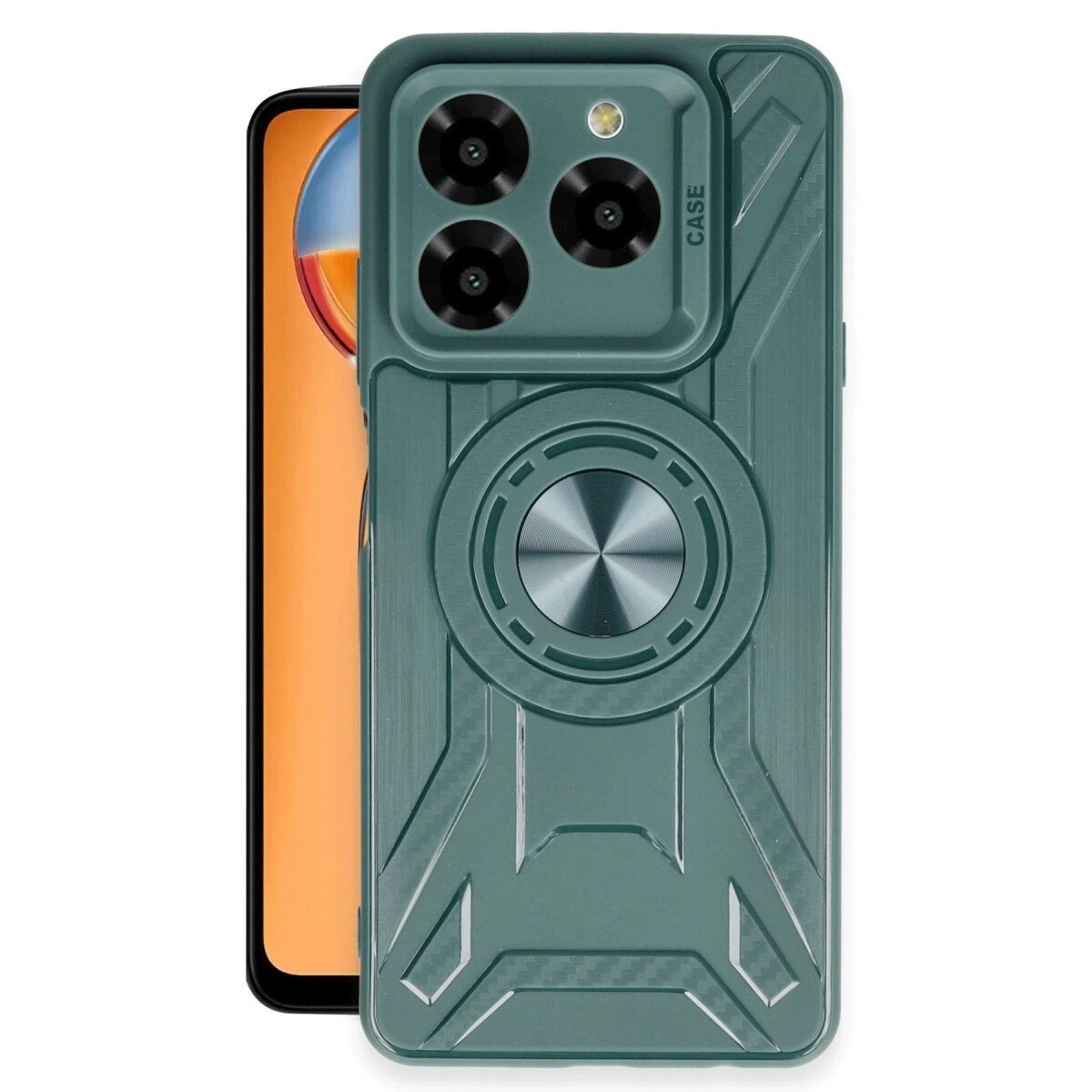General Mobile Era 30 Kılıf Lincoln Silikon - Koyu Yeşil