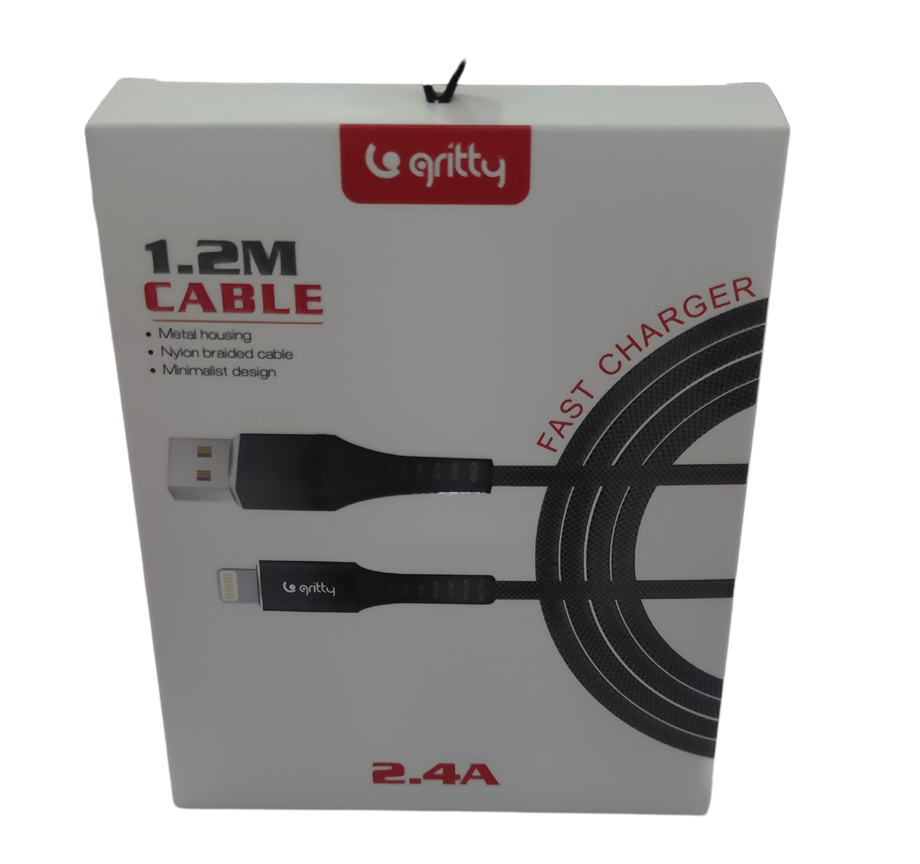 GRİTTY 1.2 M METAL 2.4A HASIR KABLO