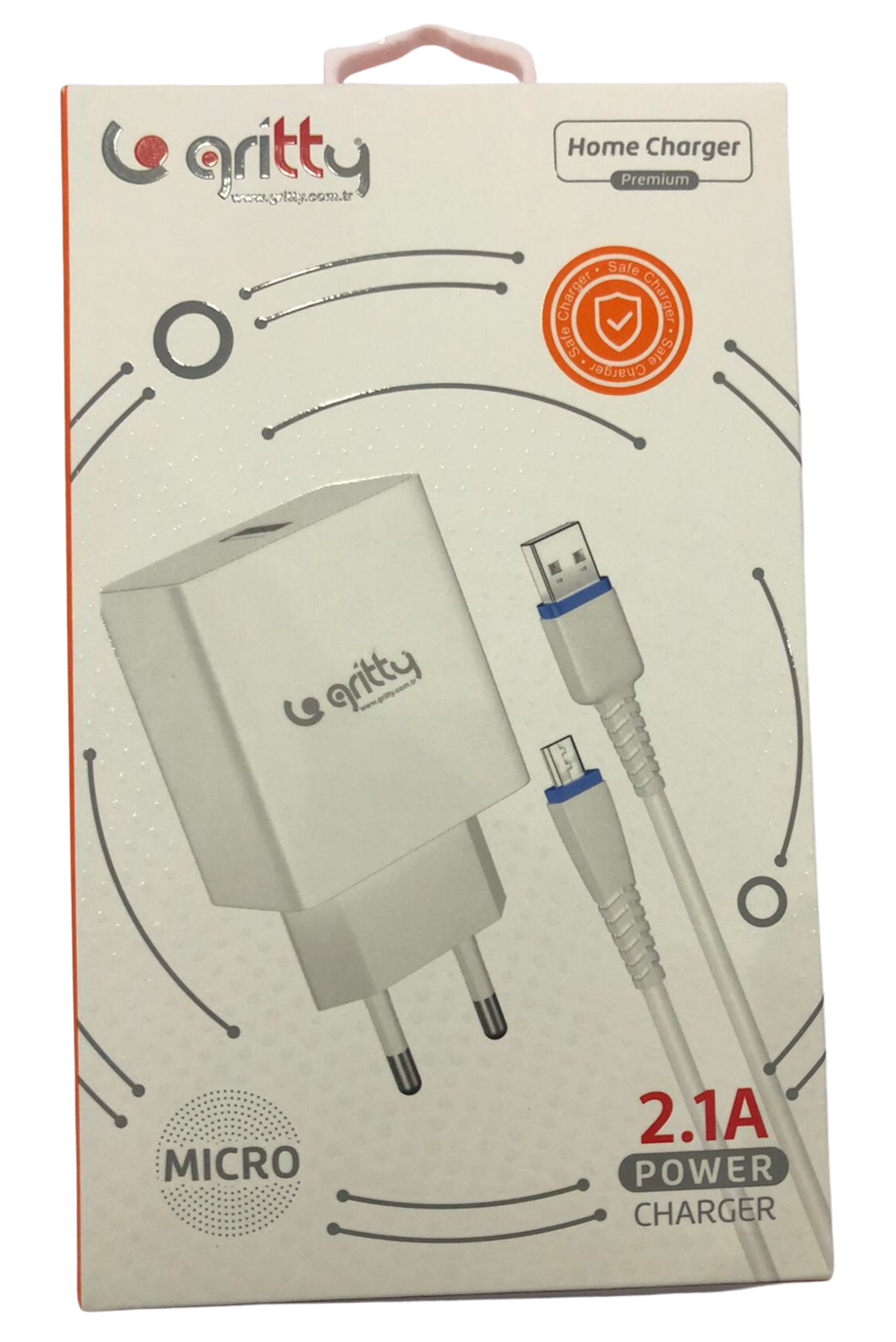 GRİTTY 2.1A MİCRO HOME CHARGER (EV ŞARJ CİHAZI)