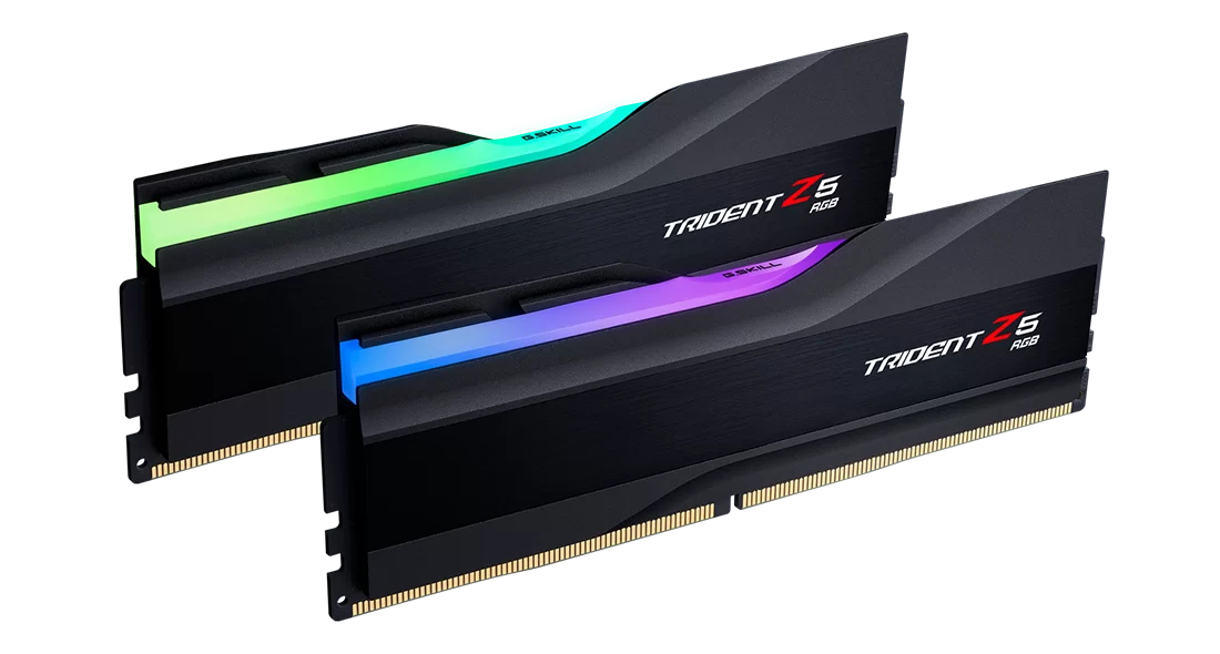 GSKILL 32GB (2X 16GB) DDR5 7600MHZ CL36 DUAL KIT RGB PC RAM TRIDENT Z5 F5-7600J3646G16GX2-TZ5RK
