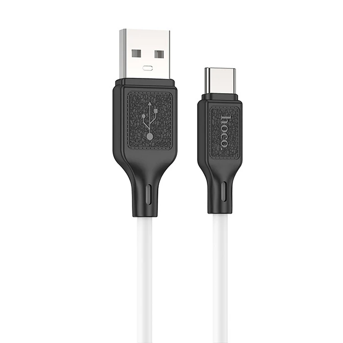 HOCO X90 USB to Type-C 3A Silikon Hızlı Şarj ve Data Kablosu-(1903)