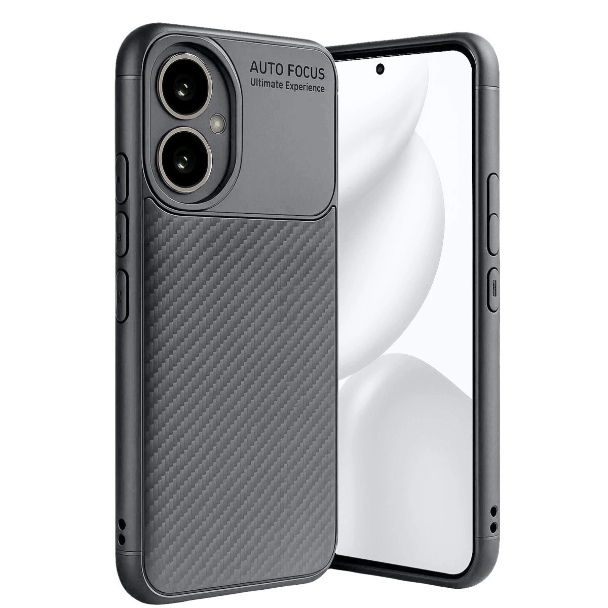 Honor 400 Kılıf Auto Focus Karbon Kapak - Gri