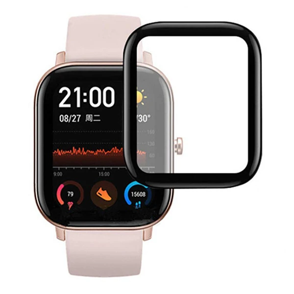 Huami Amazfit GTS 3D Kavisli PMMA Cam Ekran Koruyucu-(1903)