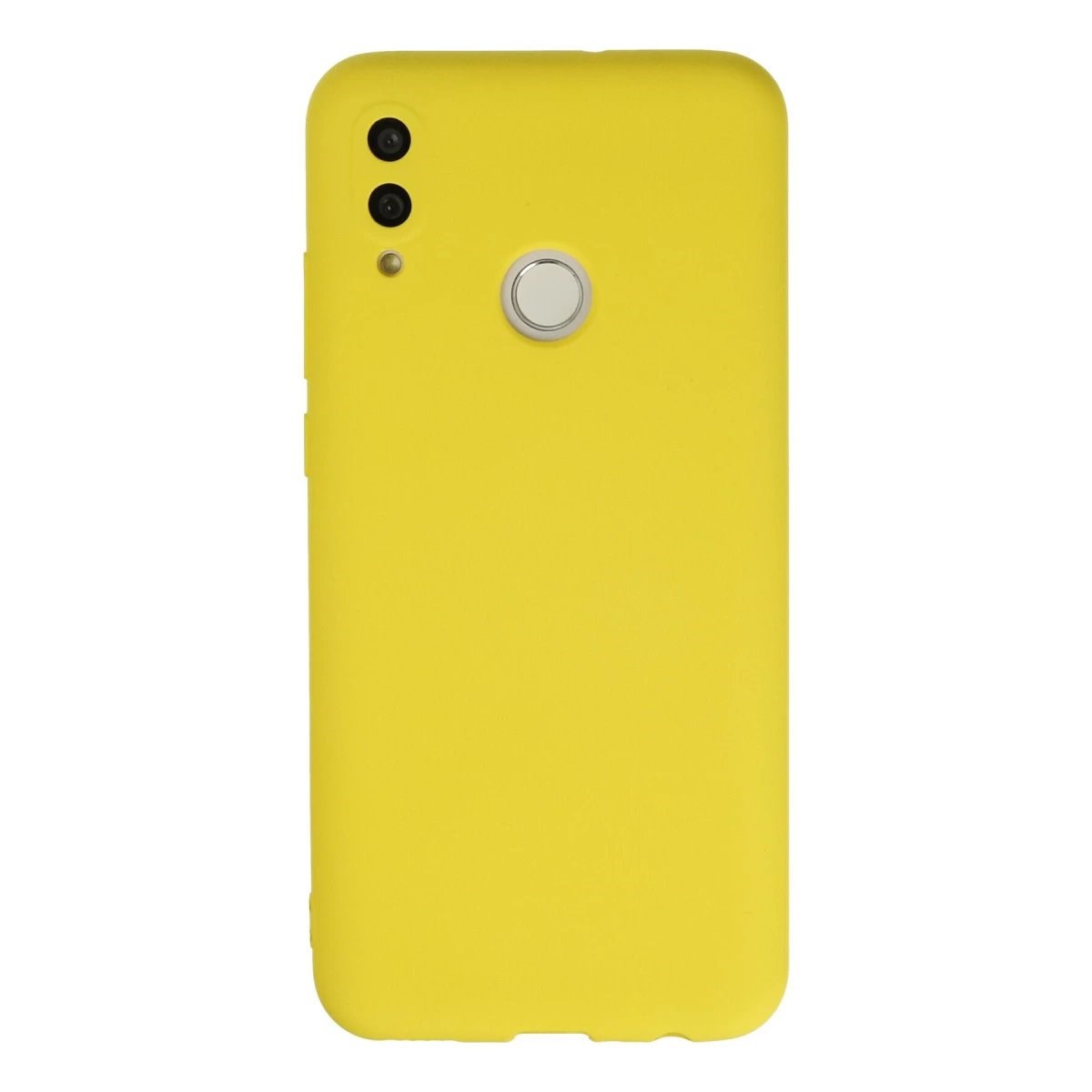 Huawei P Smart 2019 Kılıf Nano İçi Kadife Silikon - Sarı