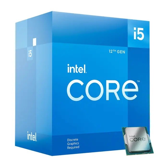 INTEL CORE i5 12400F 18MB 6çekirdekli VGA YOK 1700p 65w Kutulu+Fanlı