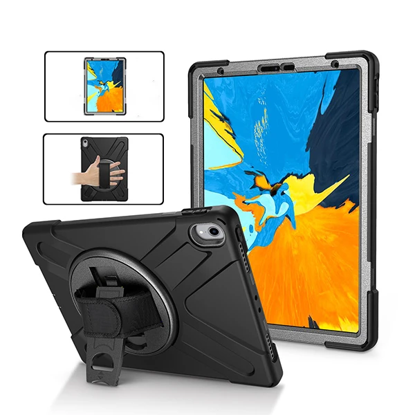 İpad Pro 11 İnch (2021-2020-2018)3 Katmanlı Standlı Zırh Kılıf-(1903)