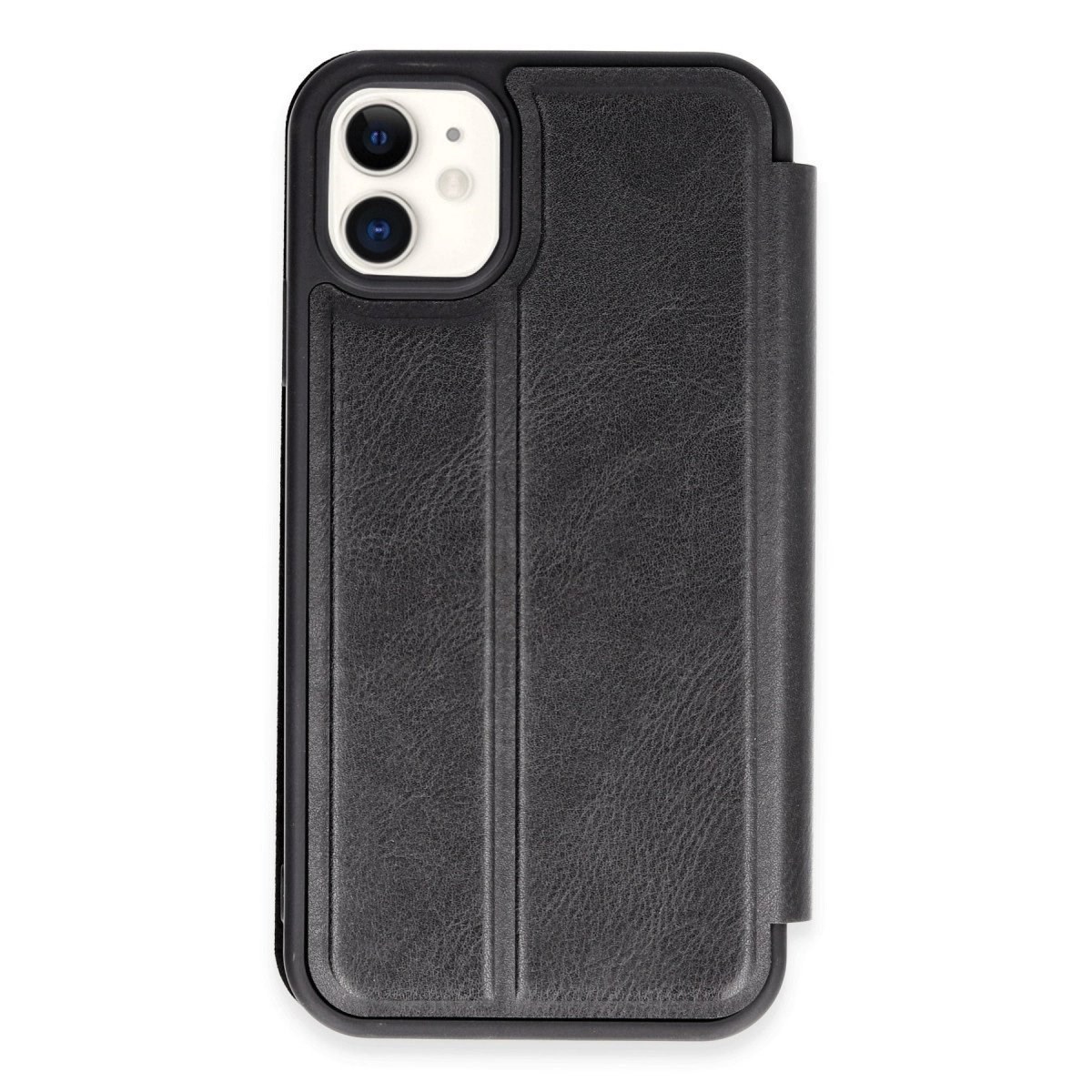 İphone 11 Kılıf Flip Cover - Siyah
