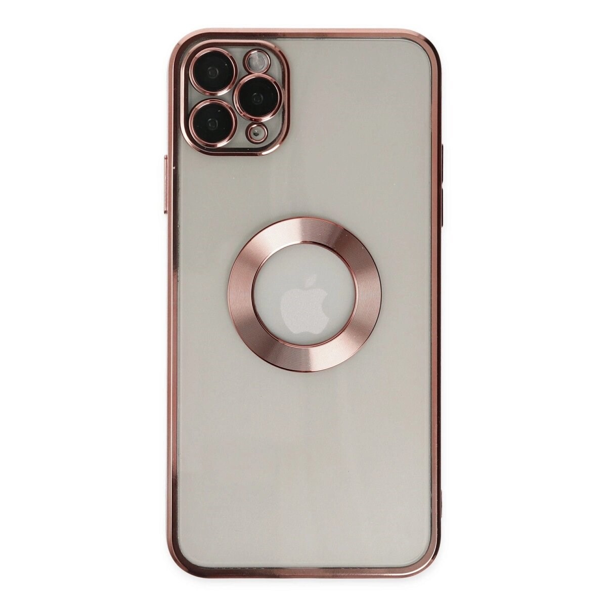 İphone 11 Pro Kılıf Slot Silikon - Rose Gold