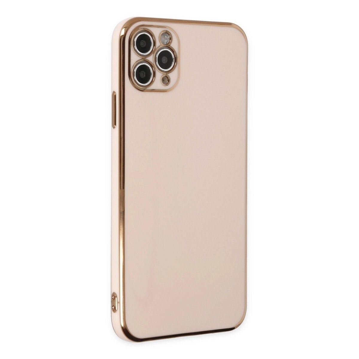 İphone 11 Pro Max Kılıf Volet Silikon - Pembe