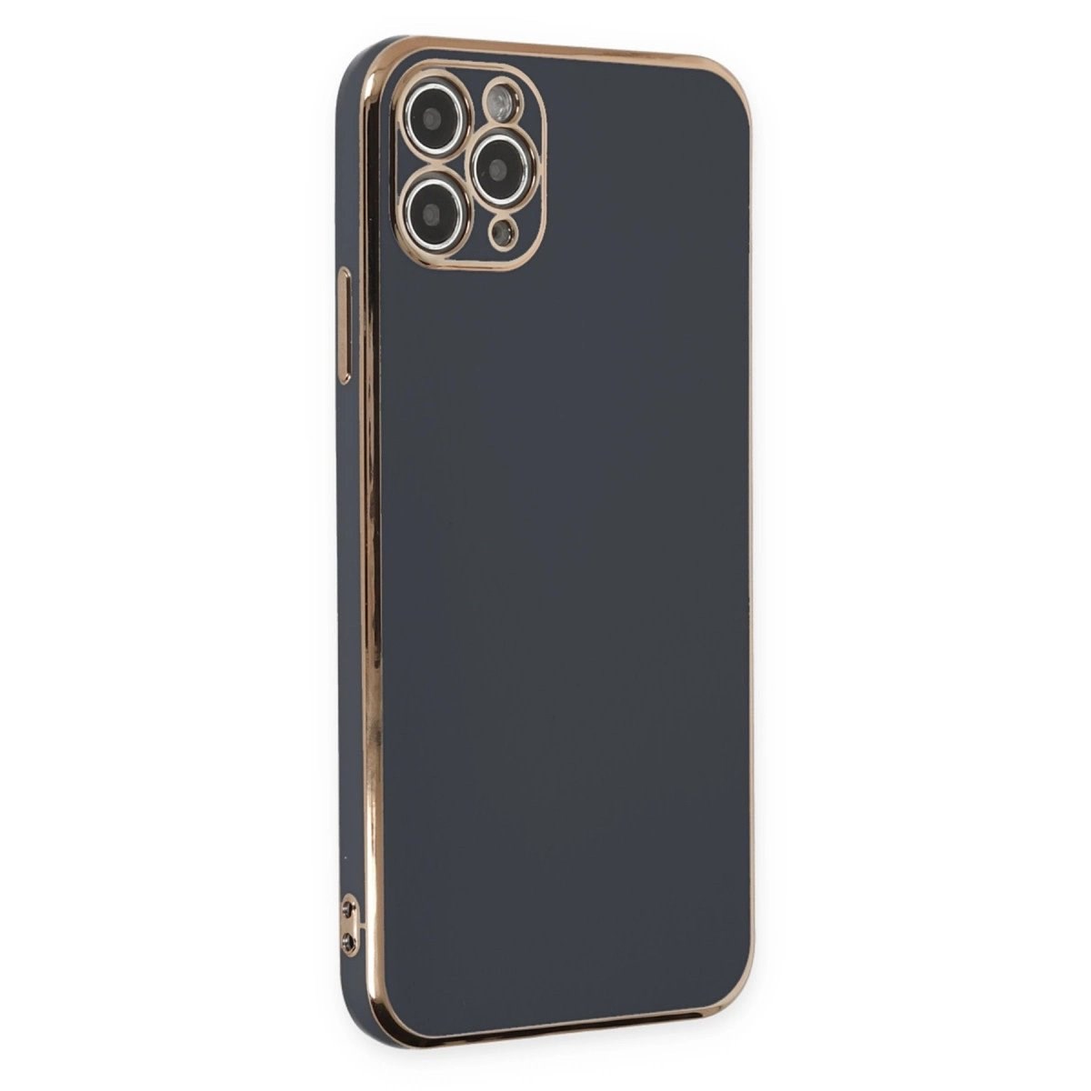 İphone 11 Pro Max Kılıf Volet Silikon - Siyah