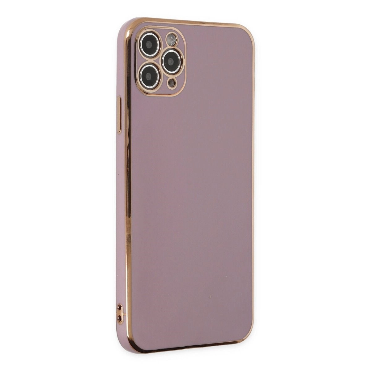 İphone 11 Pro Max Kılıf Volet Silikon - Mor