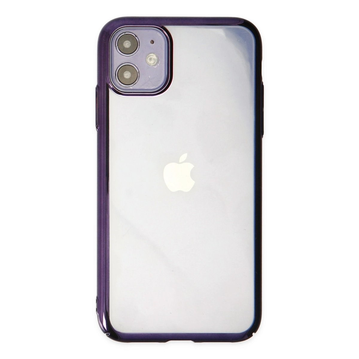 İphone 12 Kılıf Element Silikon - Mor
